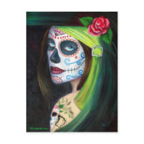 Day of the Dead by Lori Karels Postcards