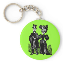 Day of the Dead Couple Keychain