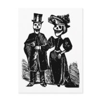 Day of the Dead Couple Postcards