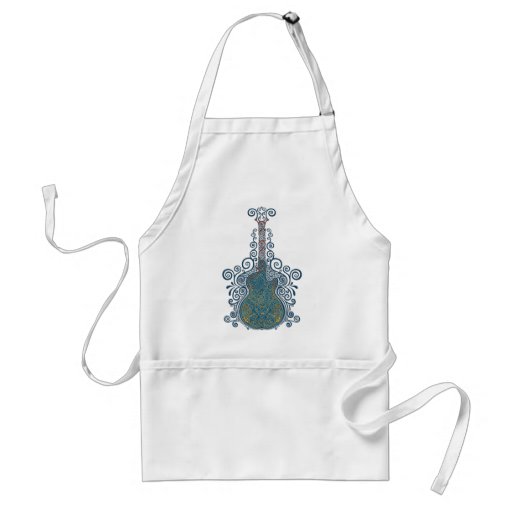 Day of the Dead Guitar Aprons