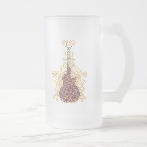 Day of the Dead Guitar Coffee Mugs