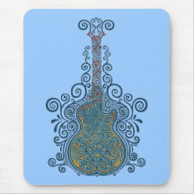 Day of the Dead Guitar Mousepad