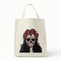 Day of the dead halloween tote Bag