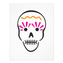 Day of the Dead Invitation - Sugar Skull 1