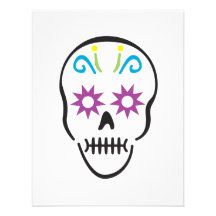 Day of the Dead Invitation - Sugar Skull 2