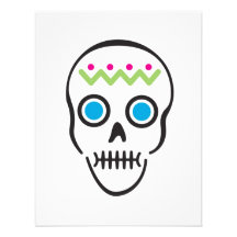 Day of the Dead Invitation - Sugar Skull 3