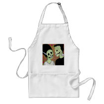 Day of the Dead Monster Love Apron