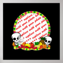 Day of the Dead Photo Frame Posters