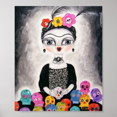 Day of the Dead PRINT by lunaraengel