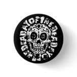 Day Of The Dead Skull 1 Pinback Button