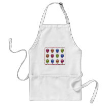 Day of the dead skull fiesta apron