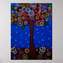day of the dead skulls posters