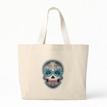 Day Of The Dead Sugar Skull Bags