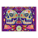 Day of the Dead Sugar Skull Card