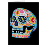 Day of the Dead Sugar Skull Card
