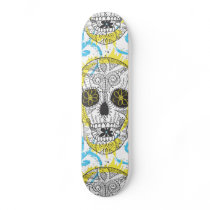 Day of The Dead Sugar Skull Comic Tattoo Design