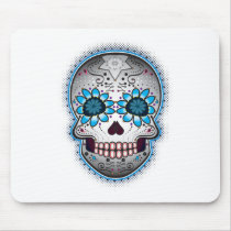 Day Of The Dead Sugar Skull Mouse Pad