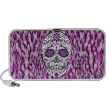 Day of the Dead Sugar Skull - Pink & Purple 1.0 Speakers