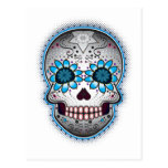 Day Of The Dead Sugar Skull Post Card