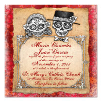Day of the Dead Wedding Invitations invitations