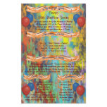 Day of Your Birth - Happy 40th Birthday Customized Stationery