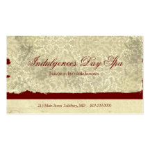 Day Spa Business Cards