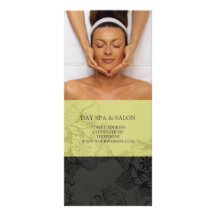 Day Spa Massage Therapy Price List {Olive} Custom Rack Cards
