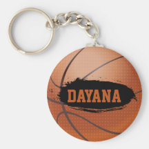 Dayana Personalized Basketball Keychain / Keyring