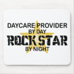Daycare Provider Rock Star Mouse Pads