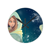 daydream girl Wall Clock