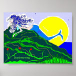 Daydreaming Mermaid posters