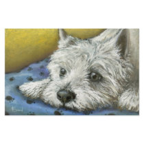 Daydreaming Westie Custom Stationery