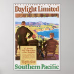 Daylight Unlimited Southern Pacific Travel Poster posters