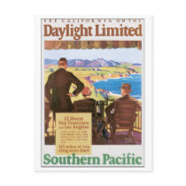 Daylight Unlimited Southern Pacific Travel Poster Post Cards