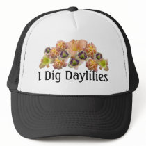 Daylily Collage Cap Mesh Hat