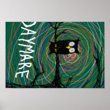 Daymare spooky owl print