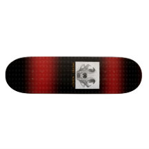 Dayna-Skullie-pro-RED Skate Decks