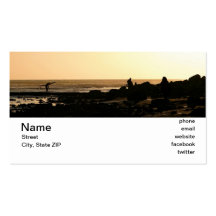 Days End Surfing Business Card Template