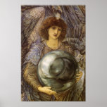 Days of Creation 1st Day, Burne Jones, Vintage Art Poster