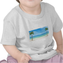 Daytime Beach Scene: Tee Shirt