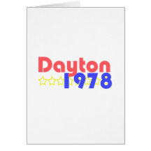 Dayton 1978 carte de vœux