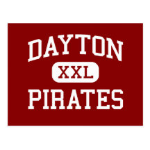 Dayton - pirates - collège - Dayton Orégon Carte Postale