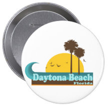 Daytona Beach. Badges Avec Agrafe