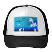 Daytona Beach Blue Mesh Hat