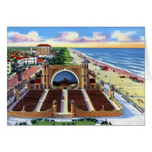 Daytona Beach Florida Bands Shell and Oceanfront Cards