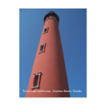 Daytona Beach Florida Lighthouse Postcard photo FL