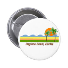 Daytona Beach Florida RETRO Tshirt Pins