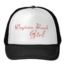 Daytona Beach Girl tee shirts Mesh Hat
