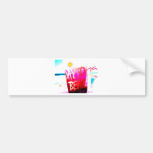 Daytona Beach Glass Image Bumper Sticker