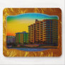 Daytona Beach Shores Coastal Resorts Framed Art Mousepads